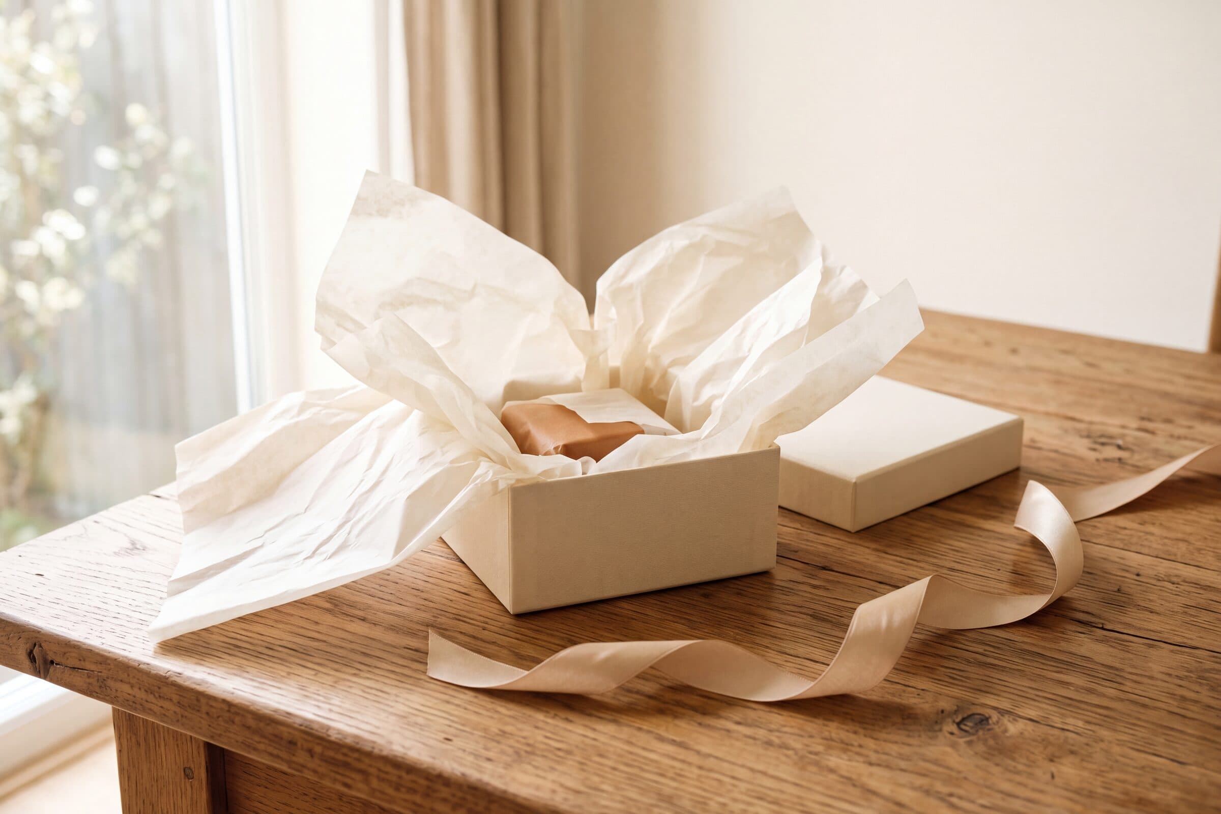Pieces laid out together for a release, on a warm neutral ground